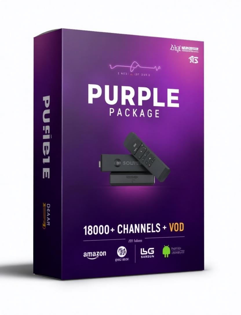 Purple Package - 18000+ Channels + VOD